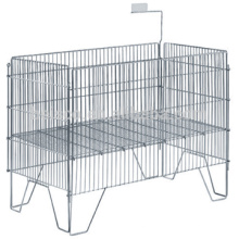 Chaud de zinc Plated récipient de treillis métallique de la vente / stockage utilisé conteneur métallique/palette Cages